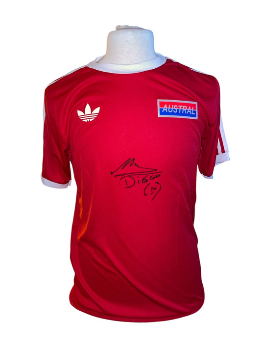 Diego Maradona gesigneerd Argentinos Juniors 1979 shirt met echtheidscertificaat