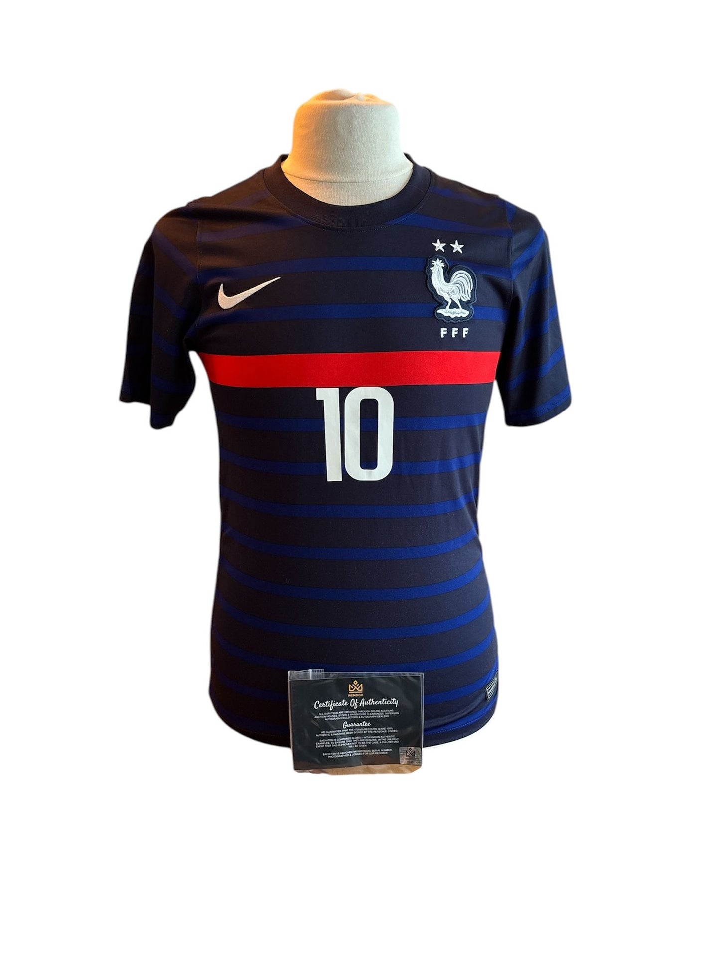 Mbappé signed France 2020-2021 France shirt