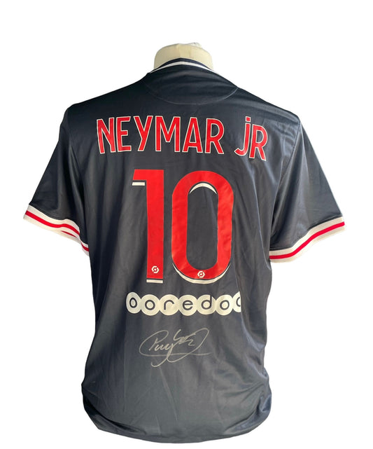 Gesigneerd Neymar JR Paris Saint Germain 2020-2021 shirt met echtheidscertificaat