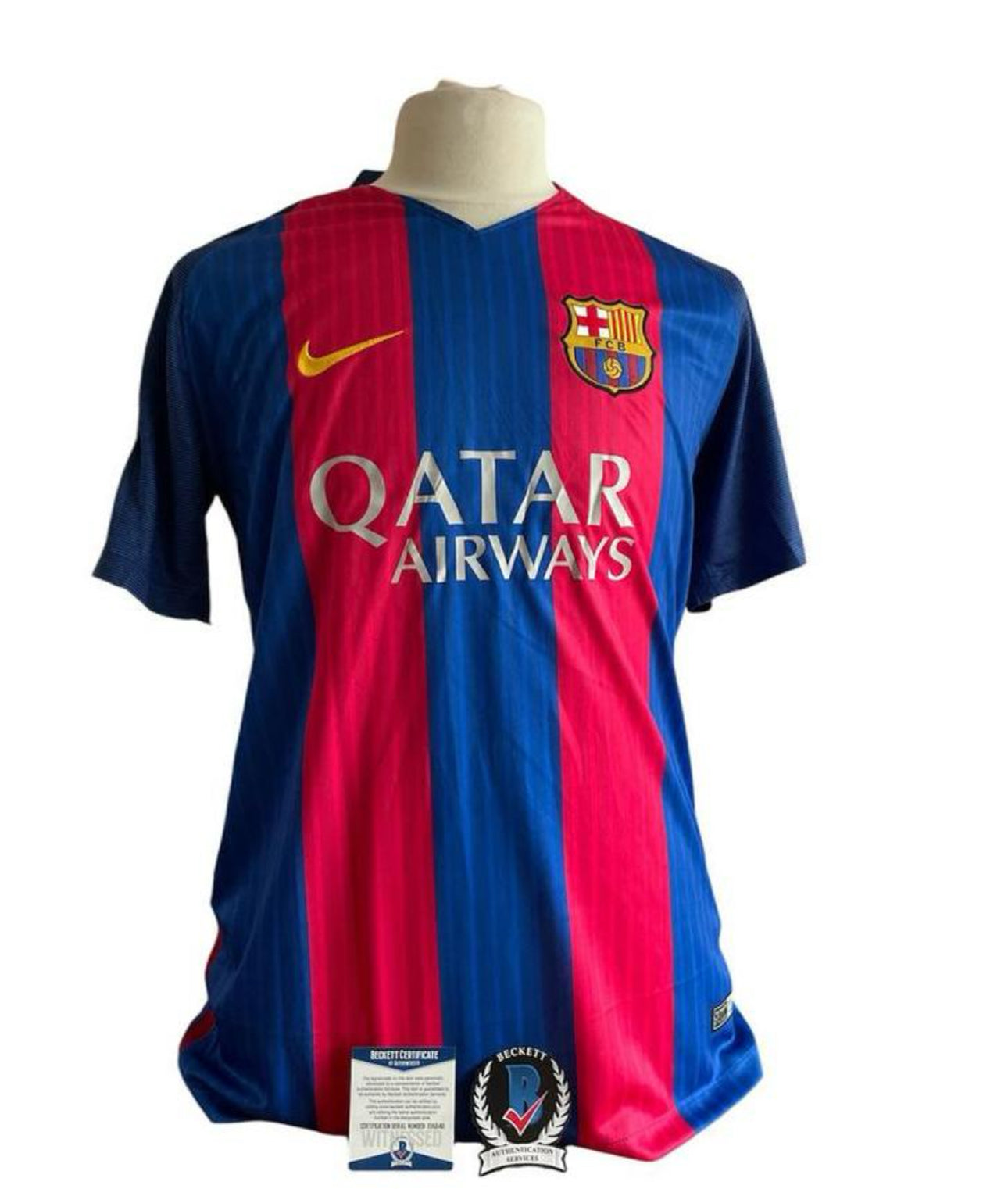 Gesigneerd Lionel Messi FC Barcelona 2012-2013 shirt met echtheidscertificaat