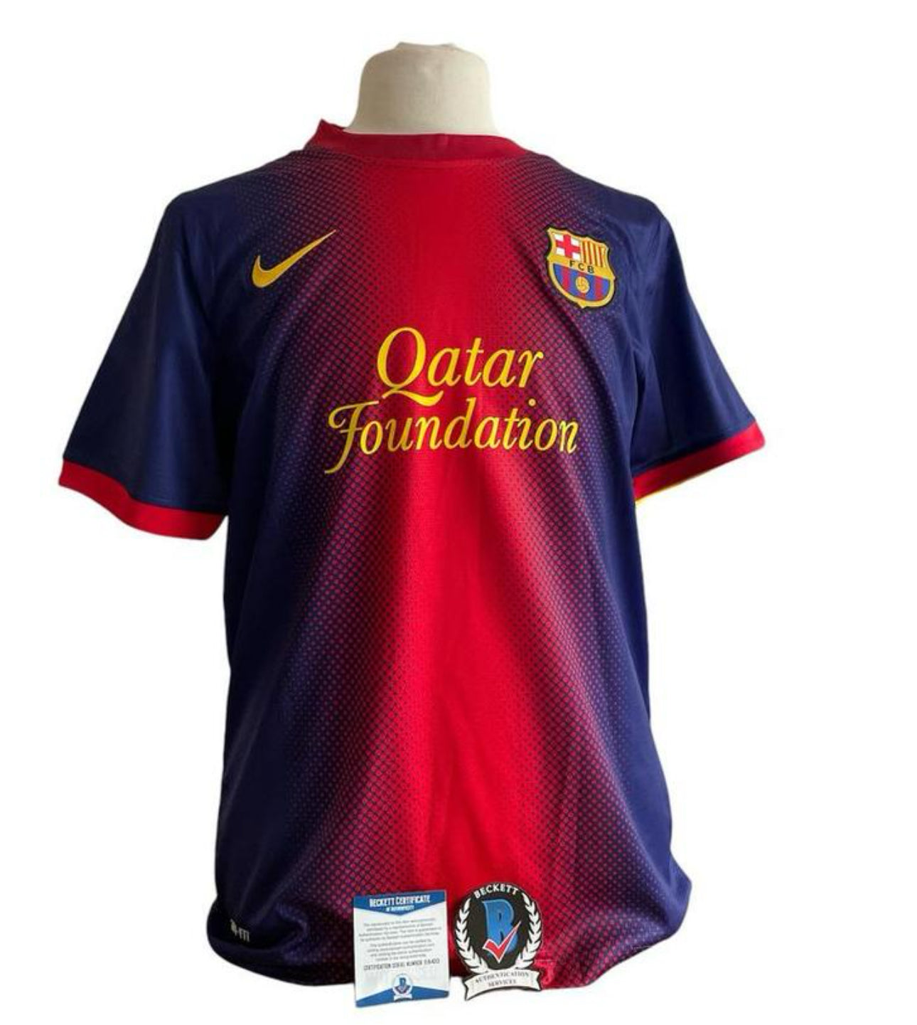 Gesigneerd Lionel Messi FC Barcelona 2012-2013 shirt met echtheidscertificaat