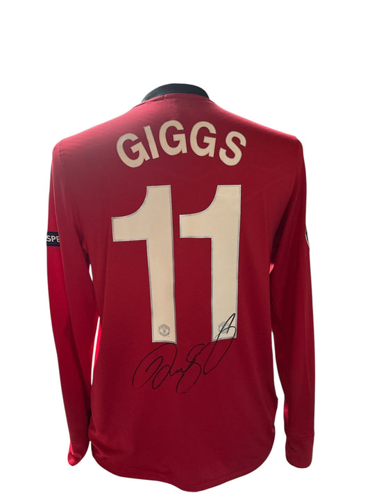 Ryan Giggs Manchester United 2009-2010 met echtheidscertificaat