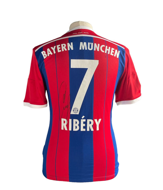 Gesigneerd Franck Ribéry Bayern München 2014-2015 shirt met echtheidscertificaat
