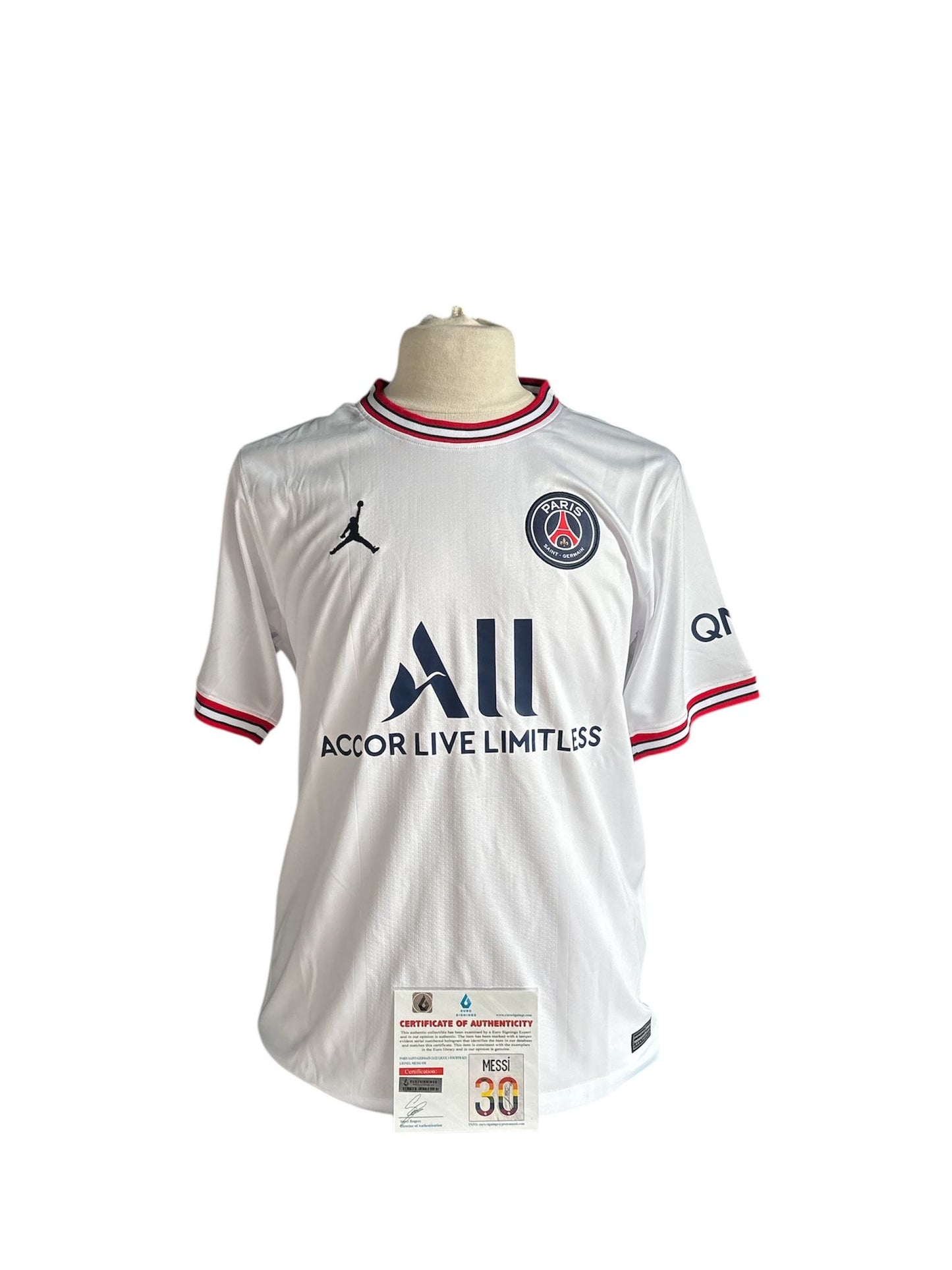 Gesigneerd Lionel Messi Paris Saint Germain 2021-2022 shirt met echtheidscertificaat