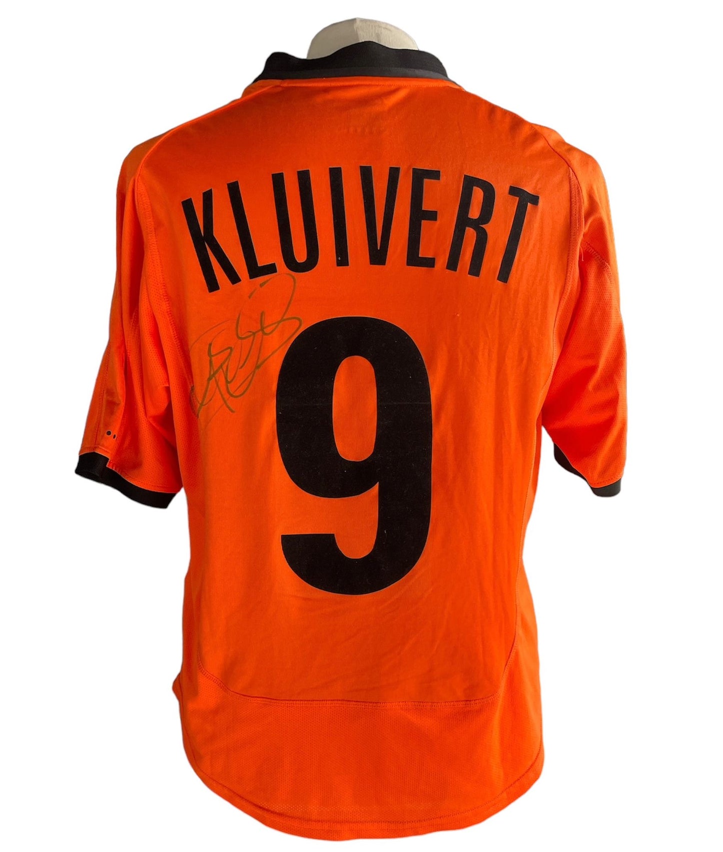Gesigneerd Patrick Kluivert Nederlands elftal 2000 shirt met echtheidscertificaat