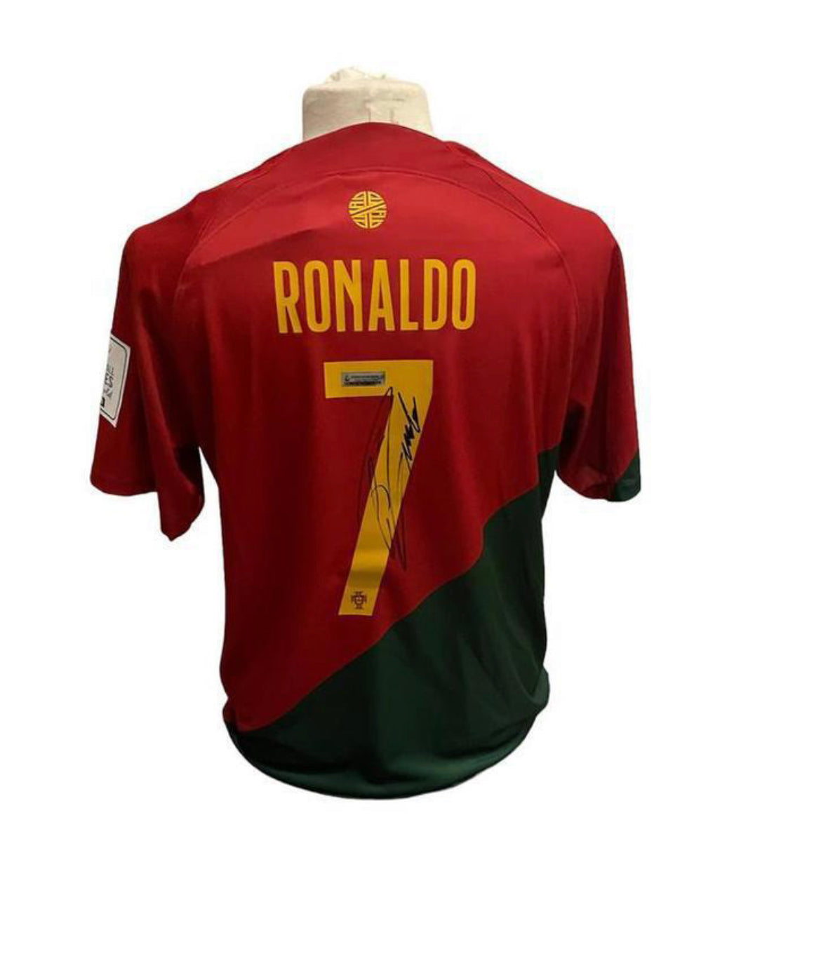 Cristiano Ronaldo gesigneerd Portugal WK 2022 shirt met certificaat