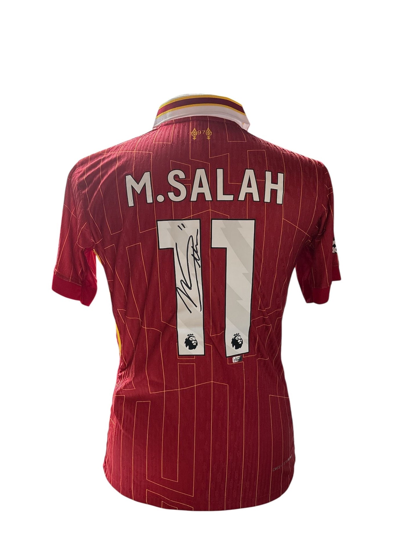 Mohamed Salah gesigneerd Liverpool 2024-2025 shirt met echtheidscertificaat