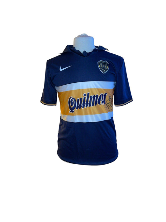 Diego Maradona gesigneerd Boca Juniors 1995 shirt met certificaat