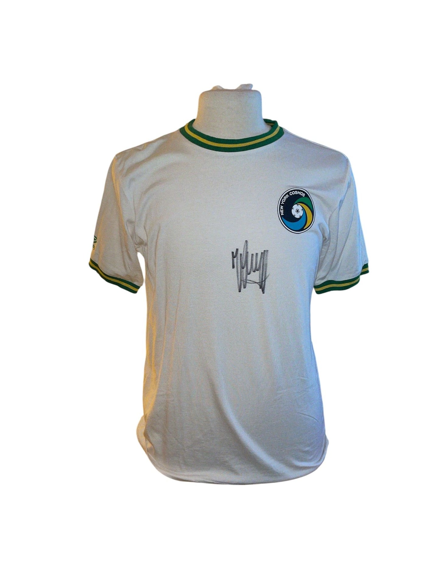 Johan Cruyff gesigneerd New York Cosmos 1977-1980 shirt met echtheidscertificaat