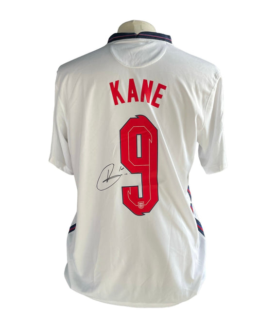Gesigneerd Harry Kane Engeland 2020-2021 shirt met echtheidscertificaat