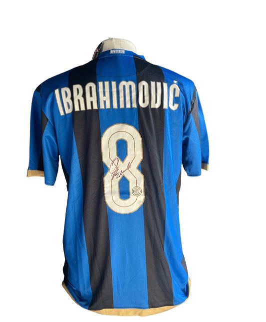 Gesigneerd Zlatan Ibrahimović Inter Milan 2008-2009 shirt met echtheidscertificaat