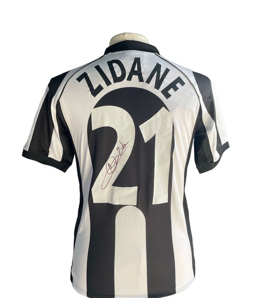 Gesigneerd Zinédine Zidane Juventus 1999-2000 shirt met echtheidscertificaat
