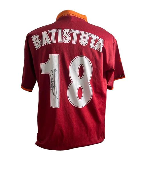Gabriel Batistuta gesigneerd AS Roma 00/01 met certificaat