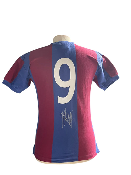 Johan Cruijff gesigneerd FC Barcelona 1973 shirt met certificaat