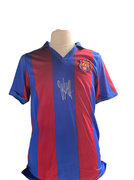 Johan Cruijff gesigneerd FC Barcelona 1973 shirt met certificaat