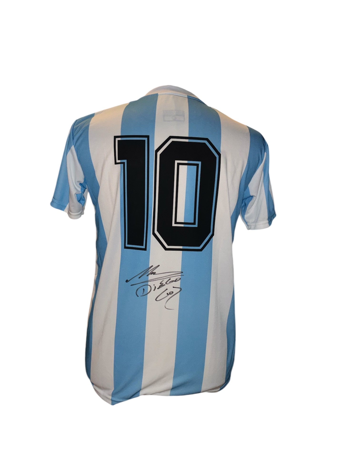 Diego Maradona gesigneerd Argentinië 1986 shirt met certificaat