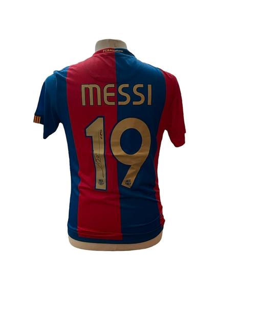 Lionel Messi gesigneerd Barcelona 2006-2007 shirt met certificaat