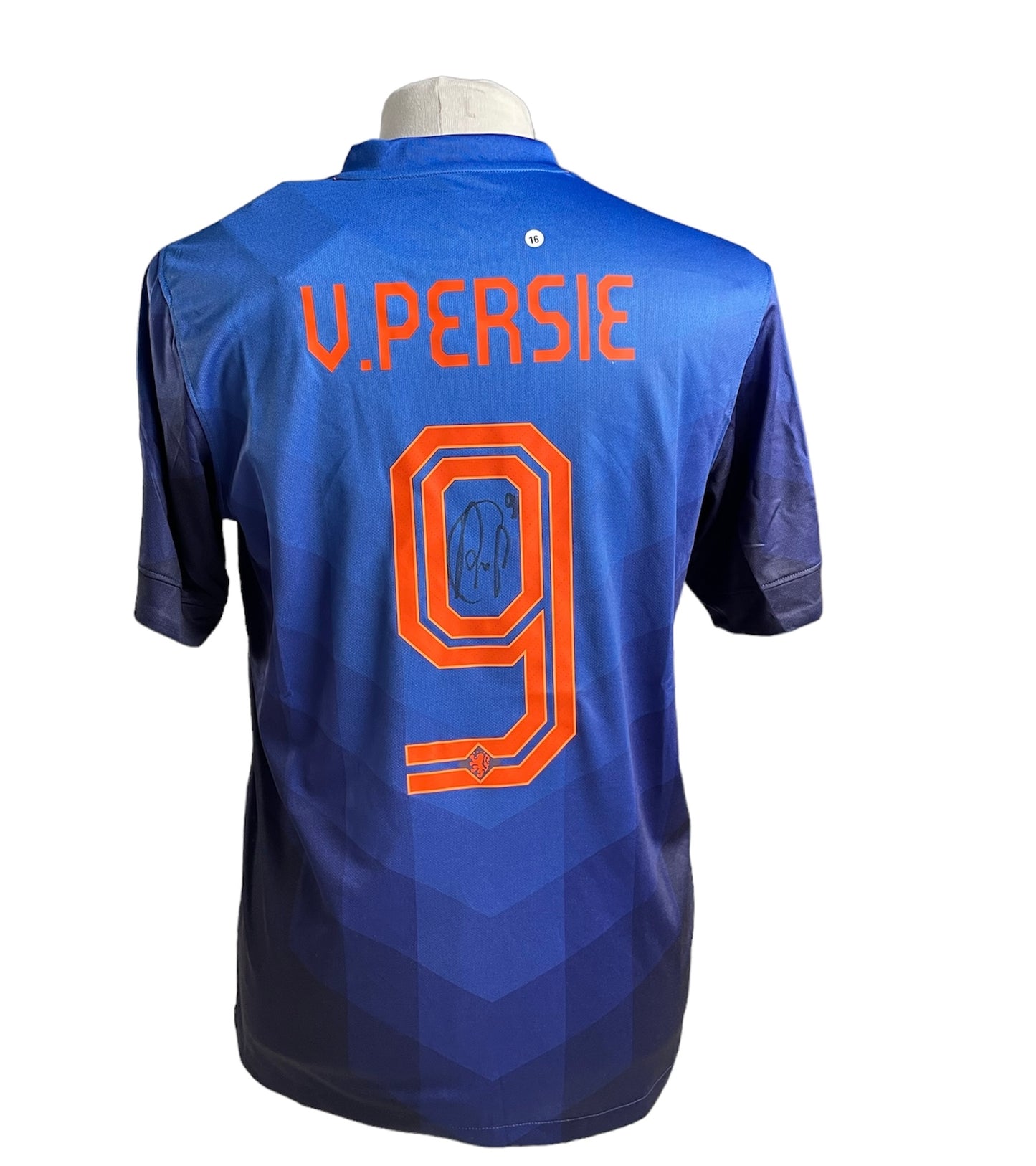Robin van Persie gesigneerd Nederlands Elftal 2014 shirt met fotobewijs