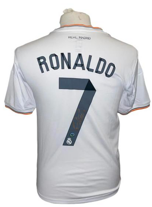 Cristiano Ronaldo gesigneerd Real Madrid 2013-2014 shirt met certificaat
