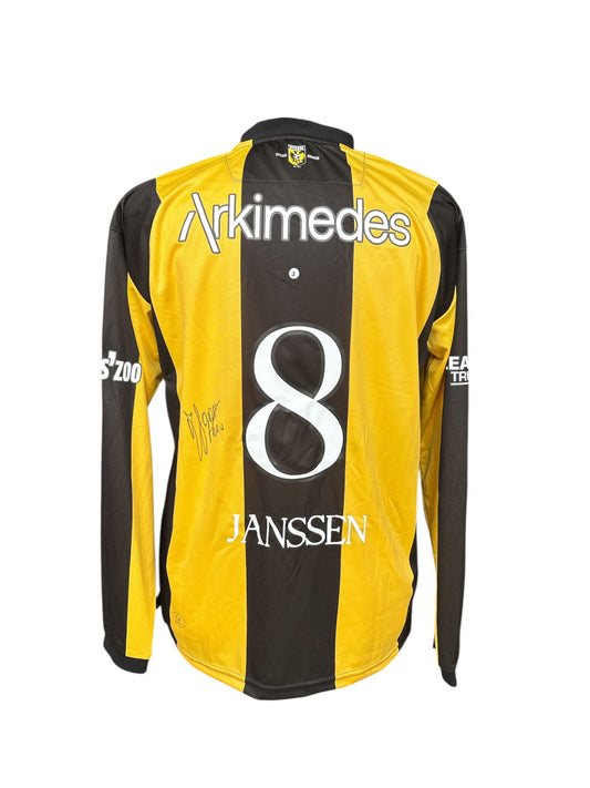 Theo Janssen gesigneerd Vitesse 2024-2025 shirt met fotobewijs
