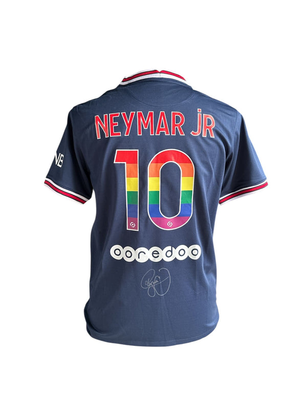 Gesigneerd Neymar JR Paris Saint Germain 2021-2022 shirt met echtheidscertificaat