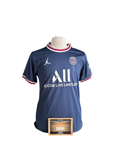Gesigneerd Lionel Messi Paris Saint Germain 2021-2022 shirt met echtheidscertificaat