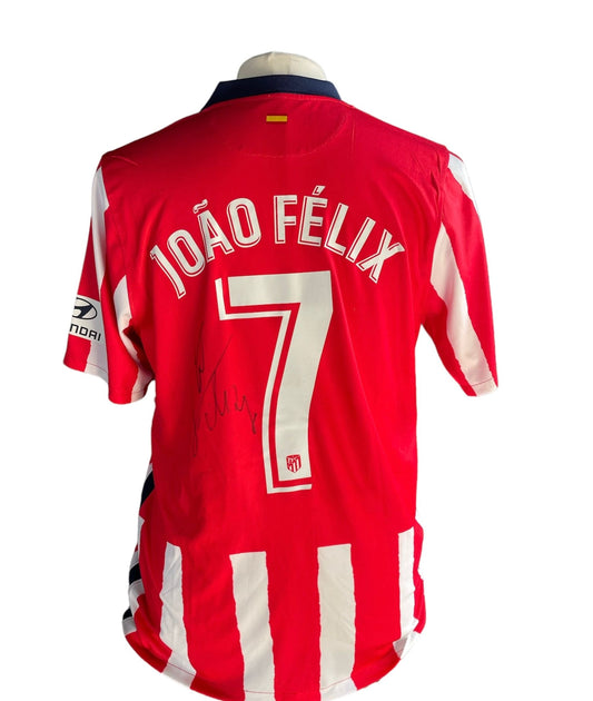 Gesigneerd João Félix Atletico Madrid 2019-2020 shirt met echtheidscertificaat