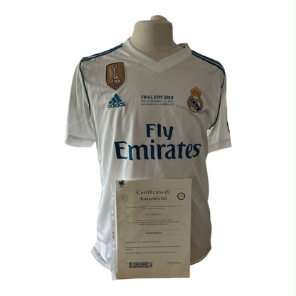 Cristiano Ronaldo gesigneerd Real Madrid 2017-2018 'Finale Kyiv' shirt met certificaat