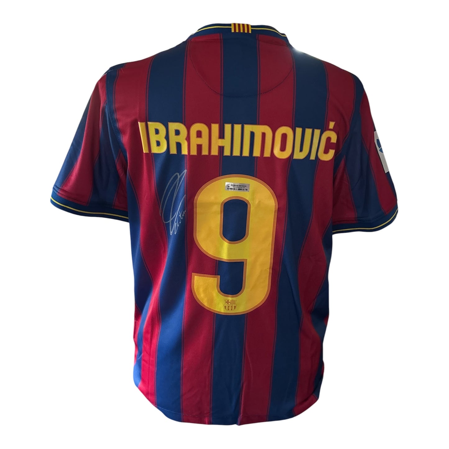Zlatan Ibrahimović gesigneerd FC Barcelona 2009-2010 shirt met certificaat