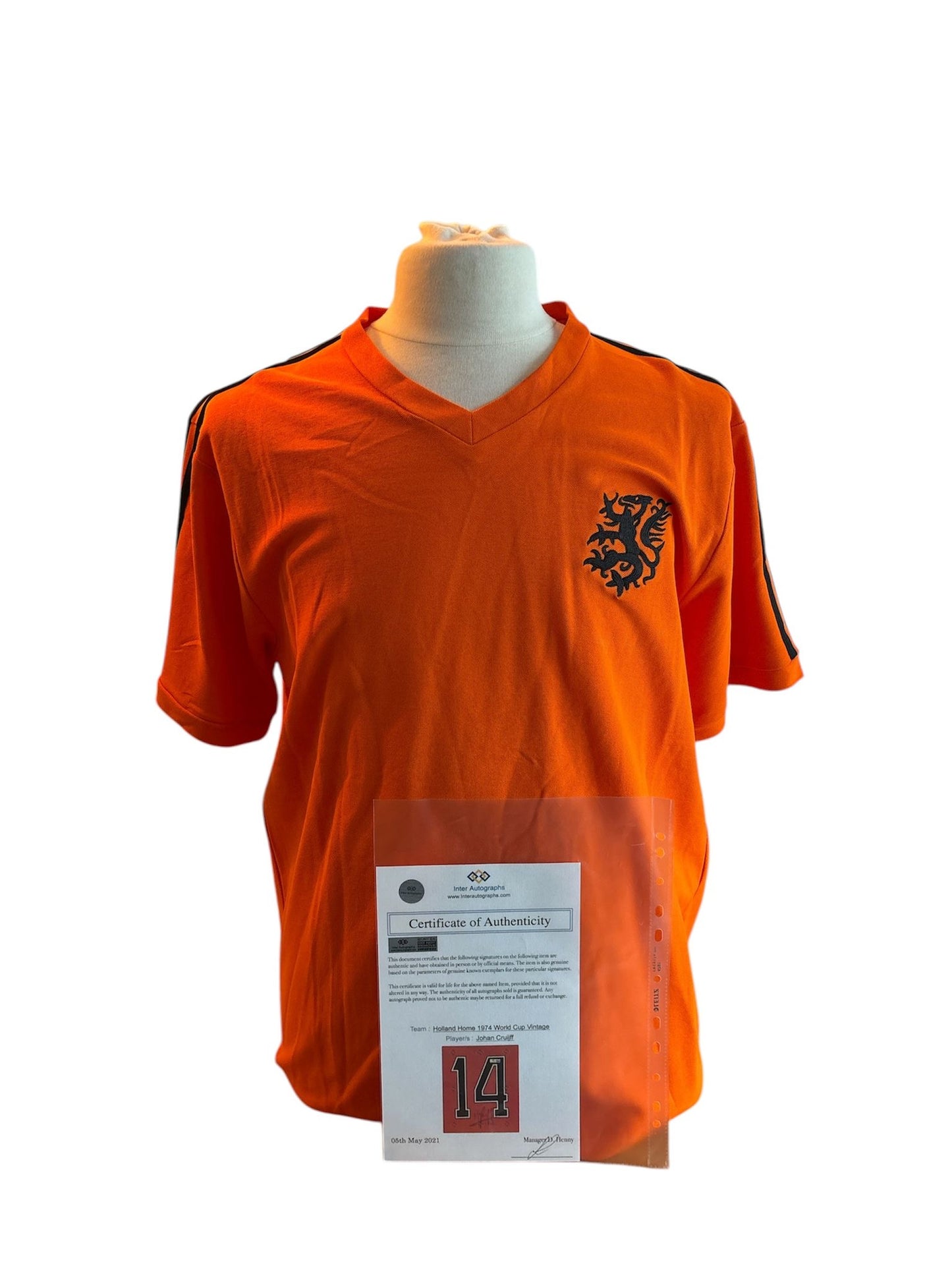 Johan Cruyff (Cruijff) Netherlands national team WK 1974 shirt