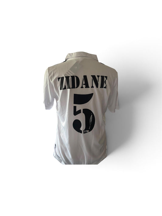 Zinedine Zidane gesigneerd Real Madrid 2001-2002 shirt met certificaat