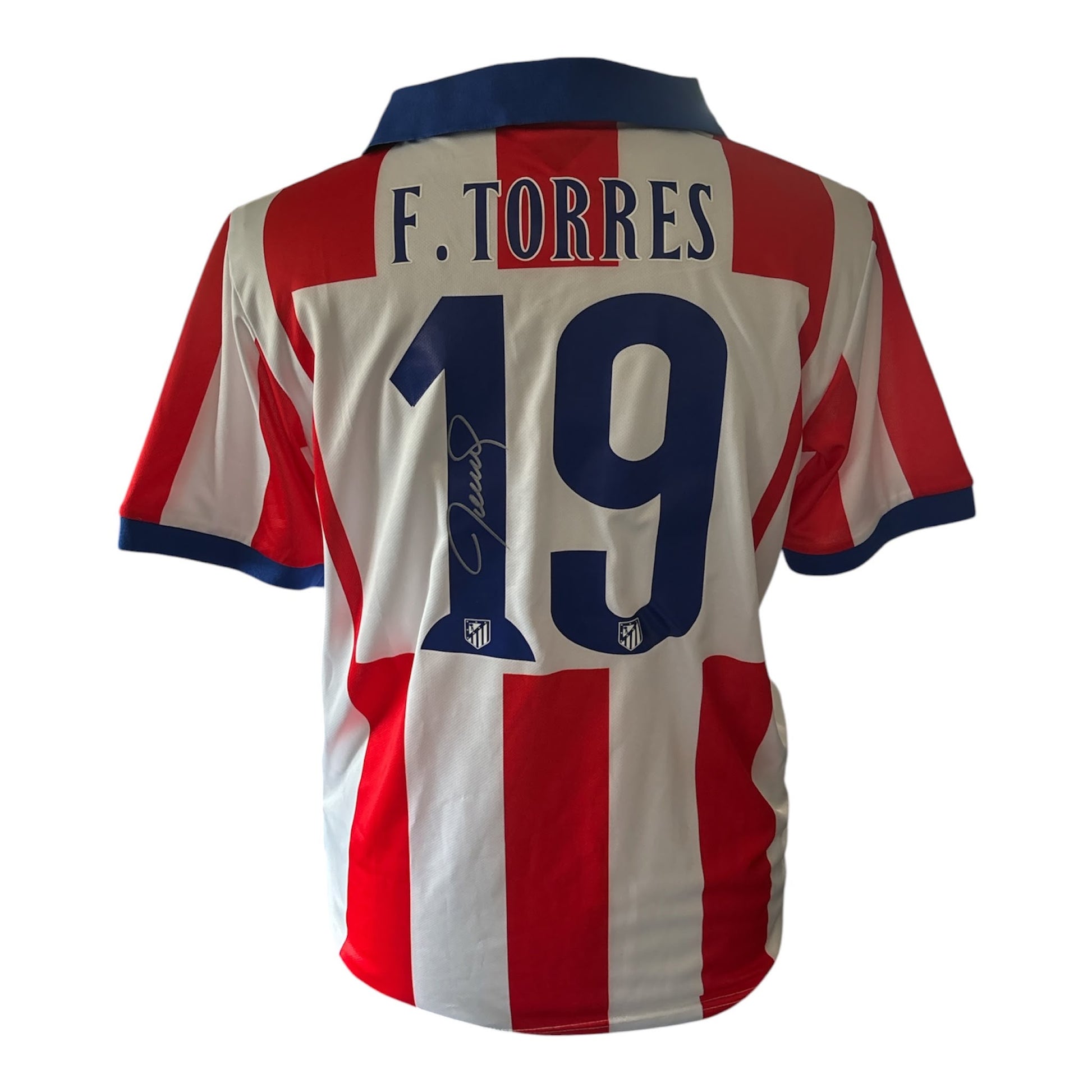 Fernando Torres gesigneerd Atletico Madrid shirt 2014-2015 met echtheidscertificaat