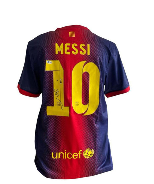 Gesigneerd Lionel Messi FC Barcelona 2012-2013 shirt met echtheidscertificaat