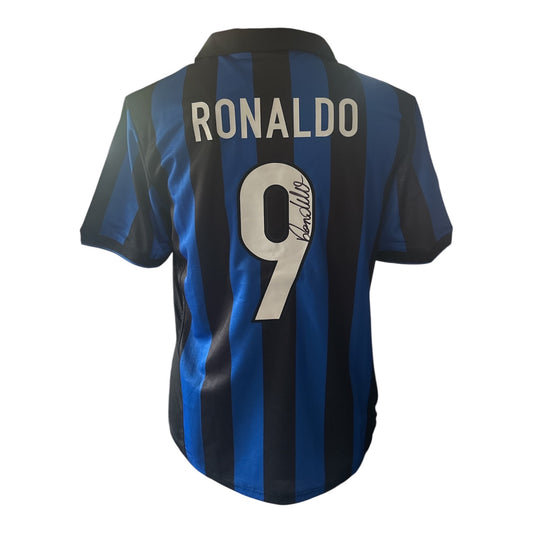 Ronaldo Nazário gesigneerd Internazionale 1999-2000 shirt met certificaat