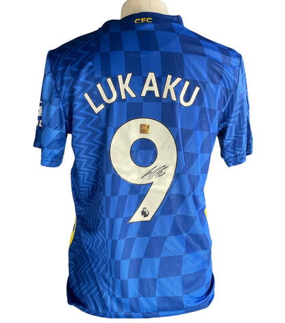 Gesigneerd Romelu Lukaku Chelsea 2021-2022 shirt met echtheidscertificaat