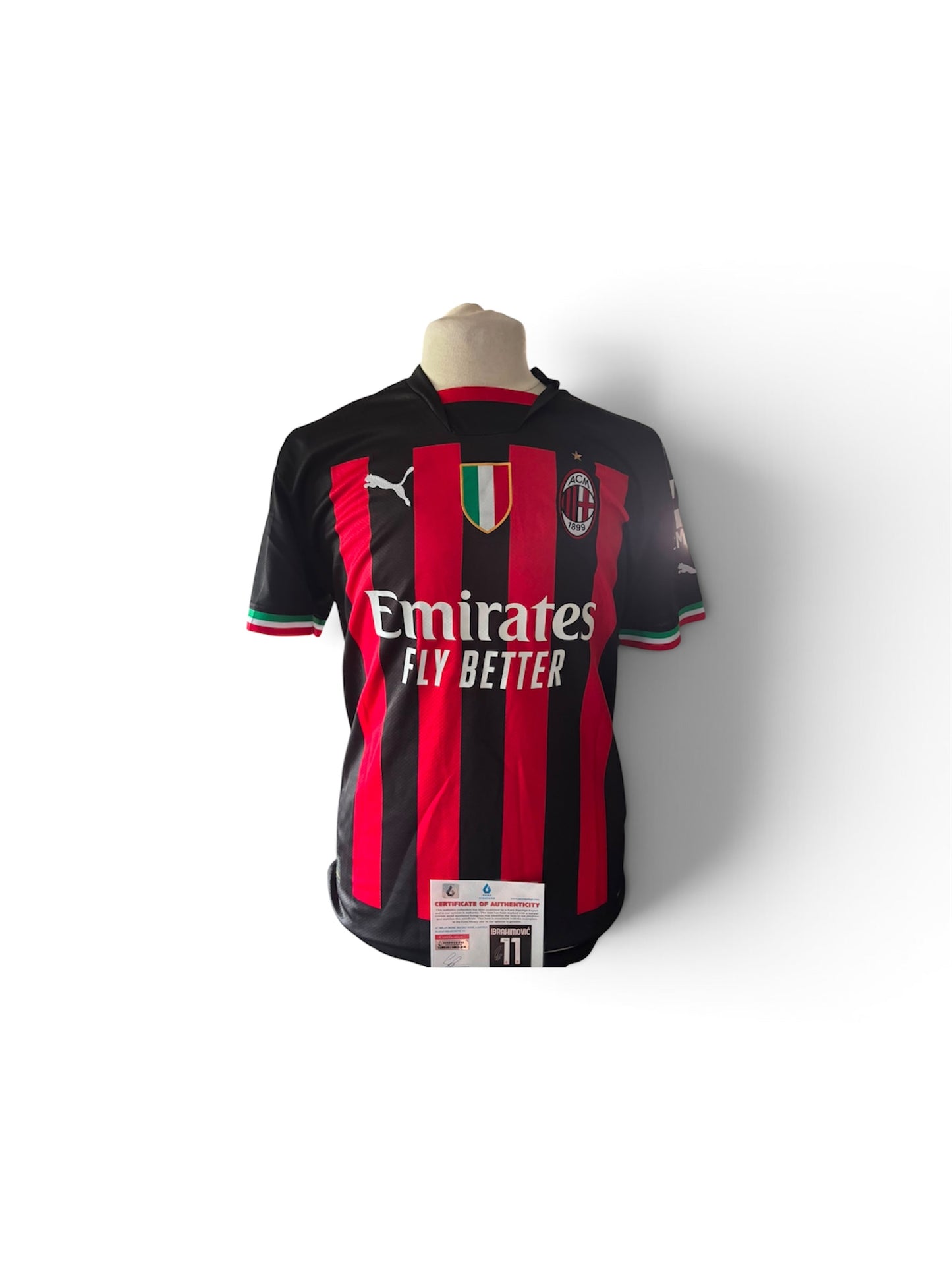 Zlatan Ibrahimović gesigneerd AC Milan 2022-2023 shirt met certificaat