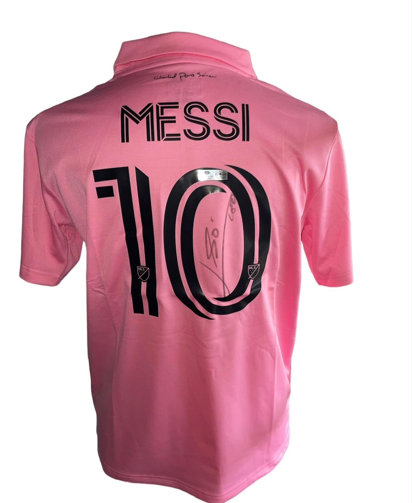 Lionel Messi gesigneerd Inter Miami thuisshirt 2023-2024 met echtheidscertificaat