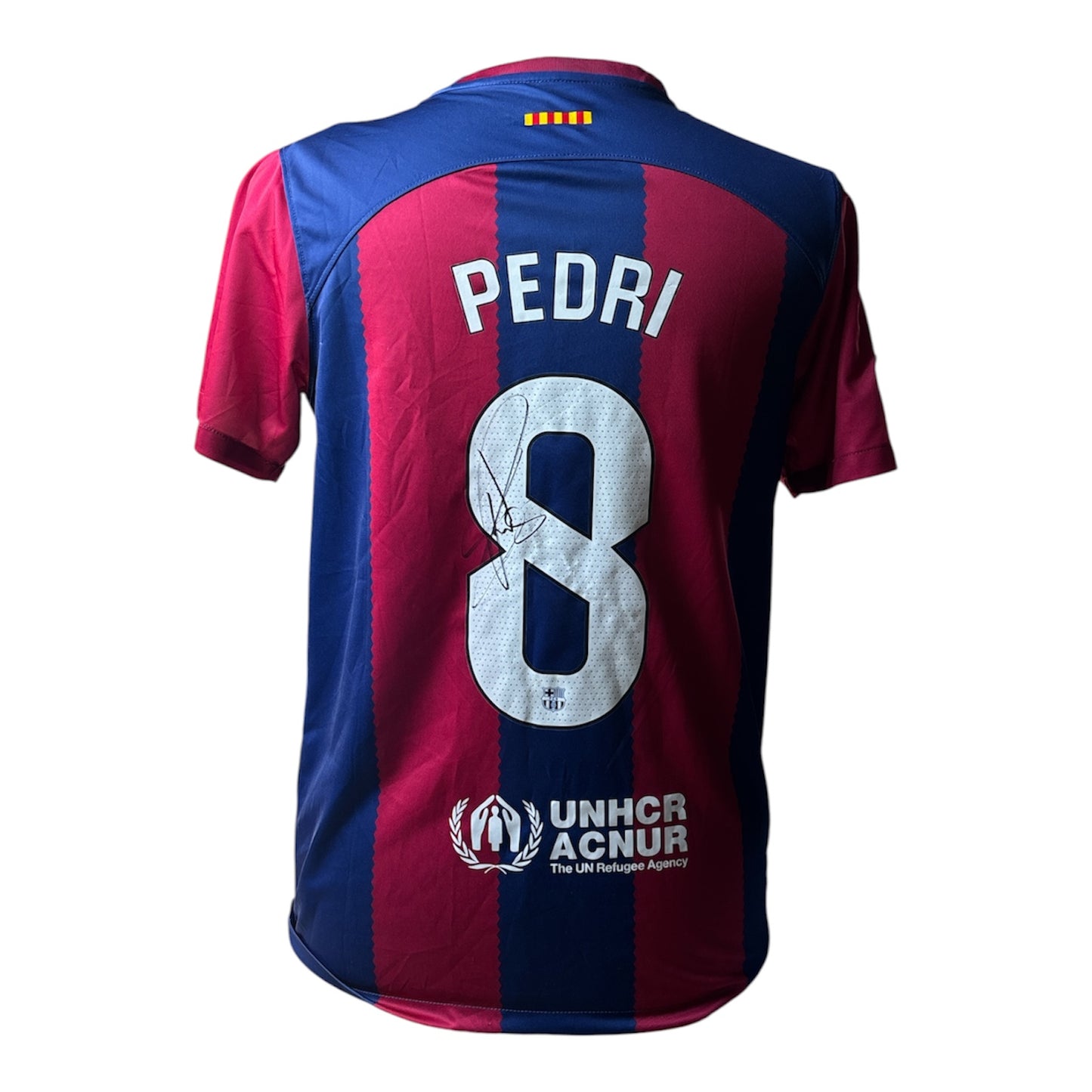Pedri gesigneerd FC Barcelona 2023-2024 shirt met fotobewijs