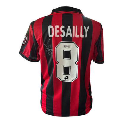 Marcel Desailly gesigneerd AC Milan shirt 1996-1997 met echtheidscertificaat
