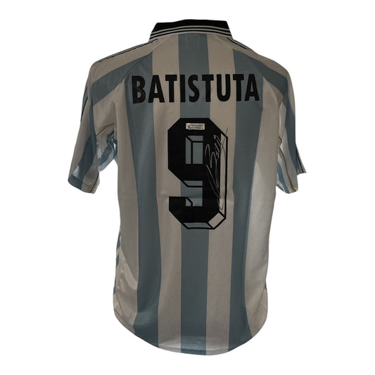 Gabriel Batistuta gesigneerd Argentinië WK 1998 shirt met certificaat