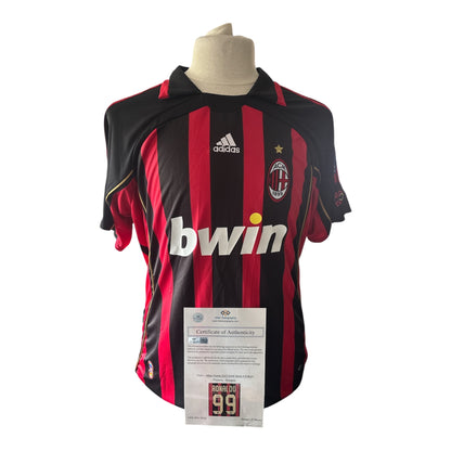 Ronaldo Nazário gesigneerd AC Milan 2007-2008 shirt met certificaat