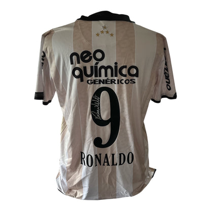 Ronaldo Nazario gesigneerd Corinthians shirt 2009-2011 met echtheidscertificaat
