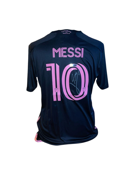 Lionel Messi gesigneerd Inter Miami CF 2023-2024  uitshirt met certificaat