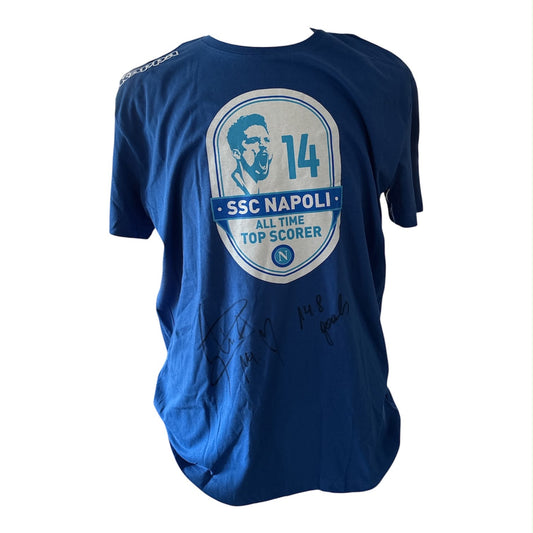 Dries Mertens gesigneerd Napoli 'All Time Top Scorer' shirt 2022 met certificaat