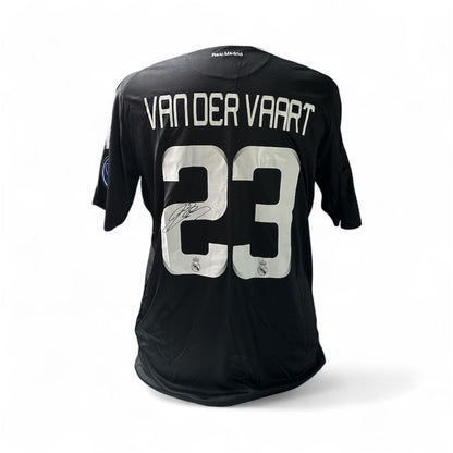 Rafael van der Vaart gesigneerd Real Madrid shirt 2009-2010 met Fotobewijs