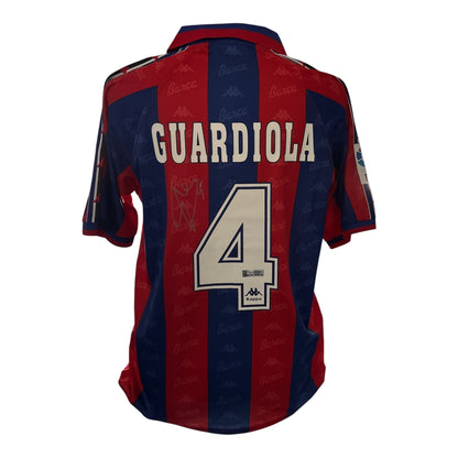 Pep Guardiola gesigneerd FC Barcelona 1996-1997 shirt met certificaat