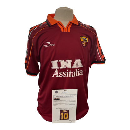 Francesco Totti gesigneerd AS Roma 1998-1999 shirt met certificaat