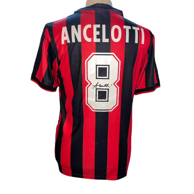 Carlo Ancelotti gesigneerd AC Milan 1991-1992 shirt met certificaat