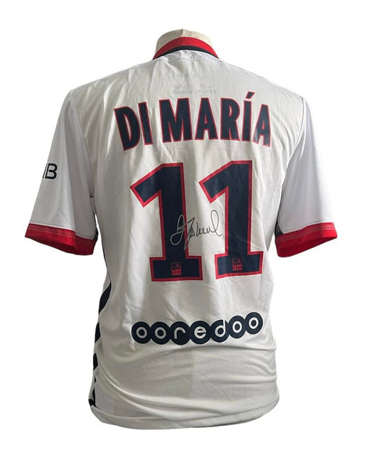 Angel Di Maria gesigneerd Paris Saint Germain 2015/2016 shirt met certificaat