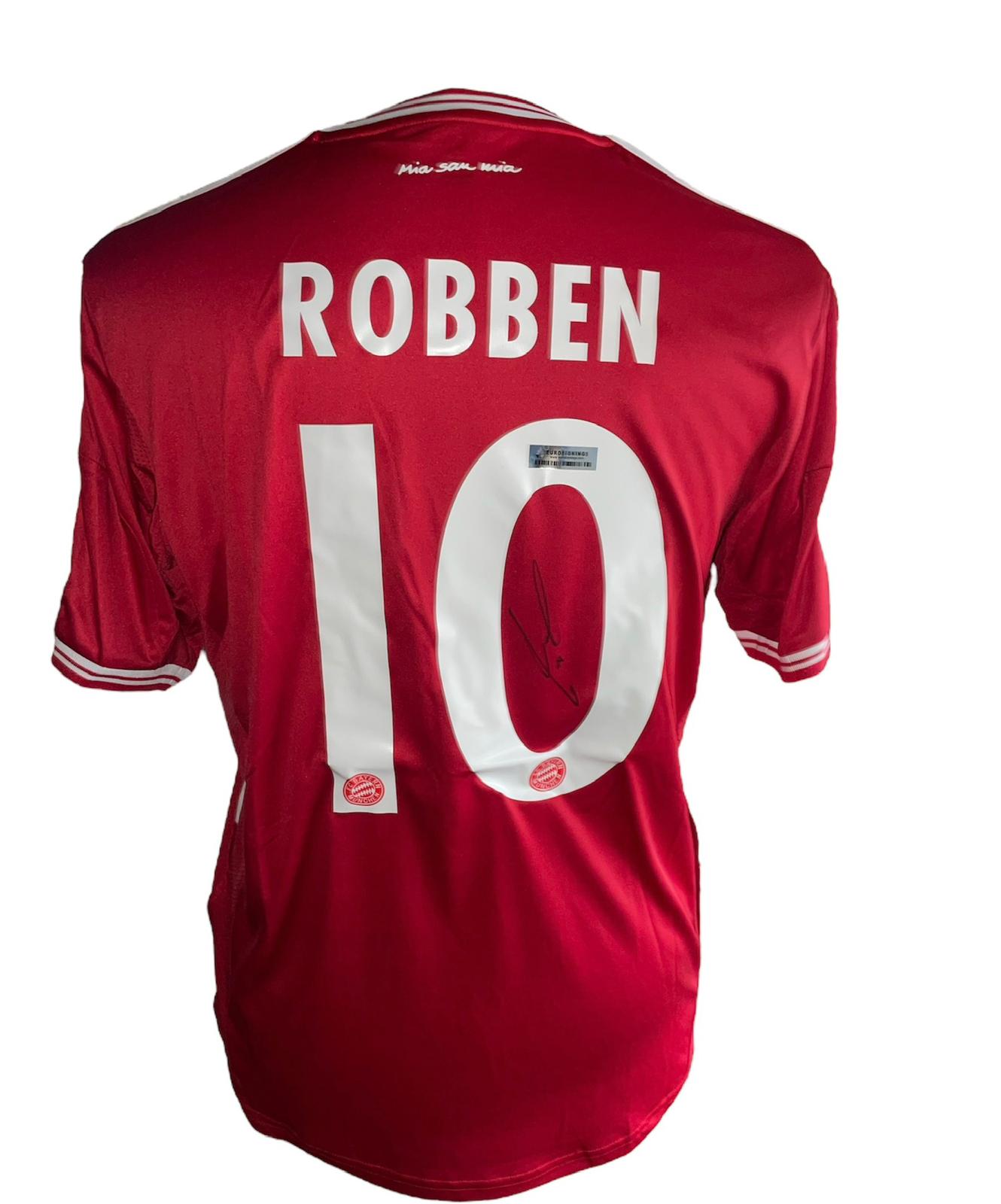 Arjen Robben gesigneerd Bayern München Champions League finale 2013 shirt met certificaat